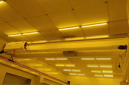 硅基芯片封装厂天车系统 | 高精度OHT自动化搬运解决方案